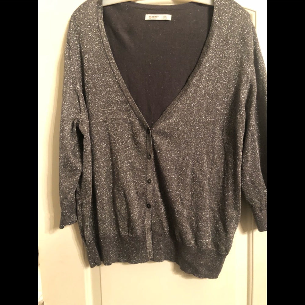 Metallic sweater